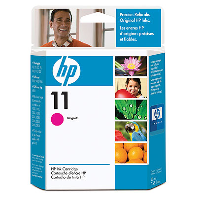 HP C4837AE (11), magenta HP Hewlett Packard Артикул: C4837A инфо 758c.