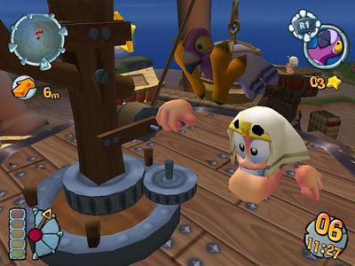 Worms Forts: Under Siege (PlayStation 2) DVD-ROM, 2004 г Издатель: SEGA; Разработчик: Team 17; Дистрибьютор: Софт Клаб пластиковый DVD-BOX Что делать, если программа не запускается? инфо 6495f.